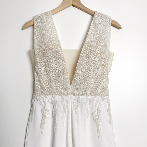 MICHELLE ROTH Bari Jumpsuit Wide Leg Beaded - Picture 9 of 13